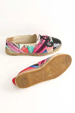 Espadrilles Chanel Multicolore en Tissu