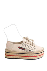 Espadrilles Gucci Beige en Tissu, taille 37 - Seconde Main