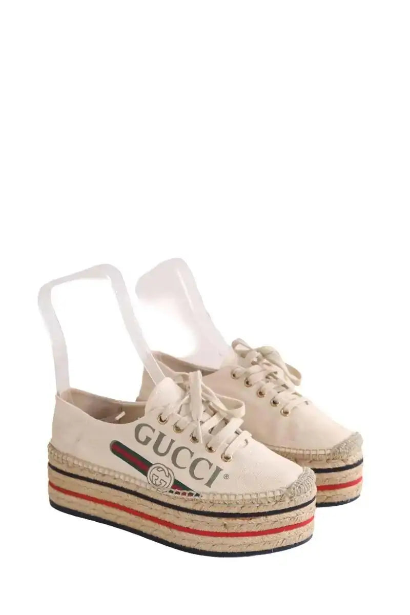 Espadrilles Gucci Beige en Tissu