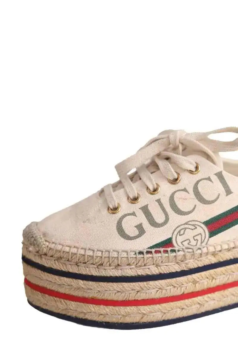 Espadrilles Gucci Beige en Tissu