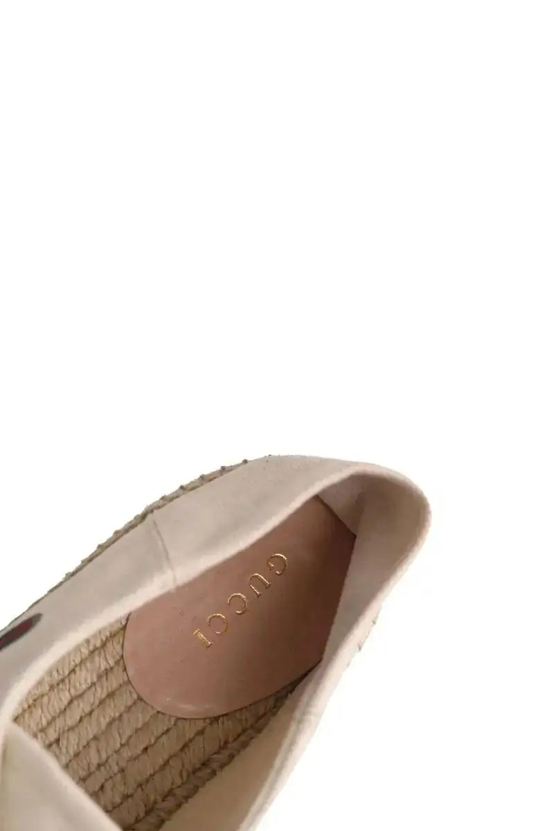 Espadrilles Gucci Beige en Tissu