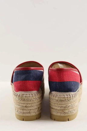 Espadrilles Gucci logo sylvie Multicolore en Tissu