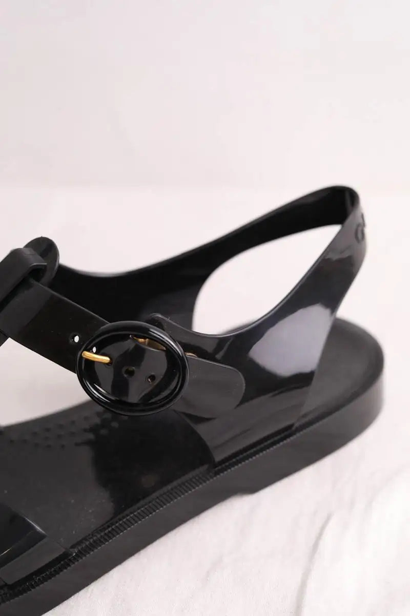 Espadrilles Gucci Noir en Caoutchouc