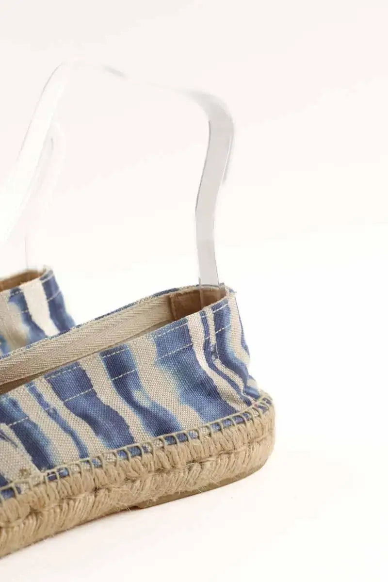 Espadrilles Pare Gabia Bleu en Tissu