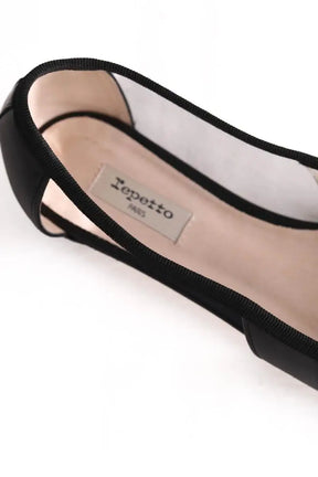 Espadrilles Repetto Noir en Cuir