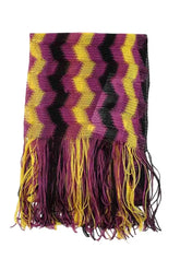 Étole Missoni Violet en Synthétique - Seconde Main