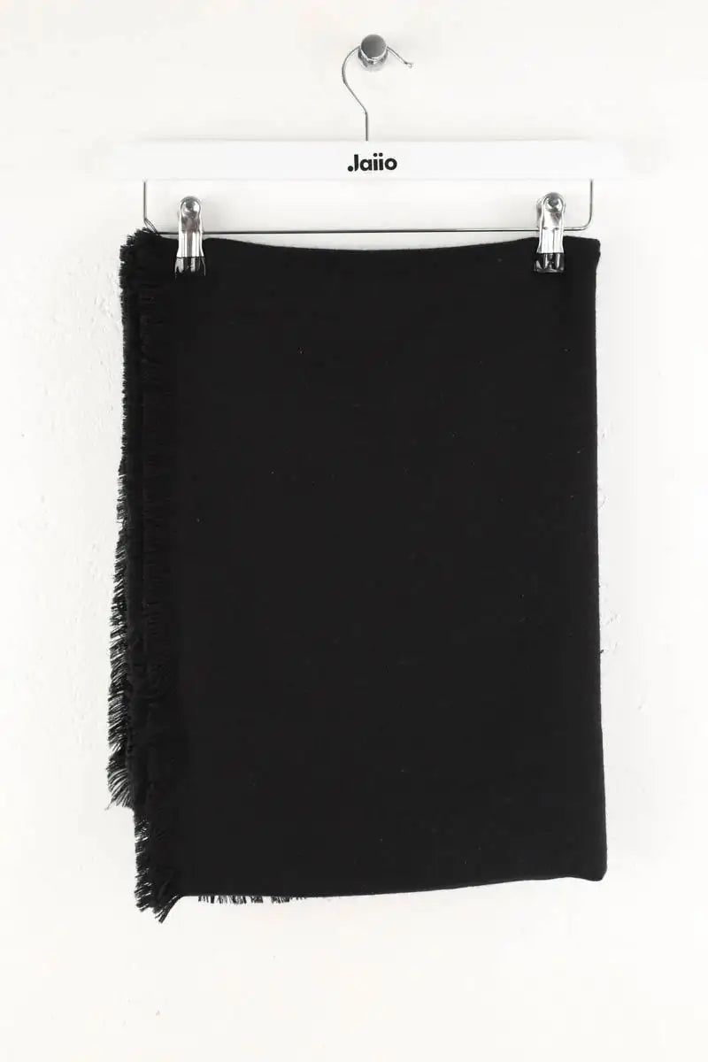 Étole Saint Laurent Noir en Laine