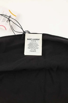 Étole Saint Laurent Noir en Soie