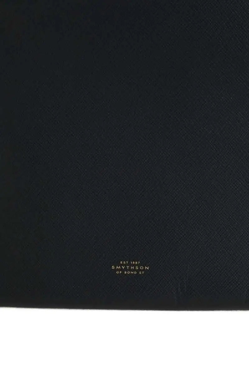 Étui Smythson Marine en Cuir