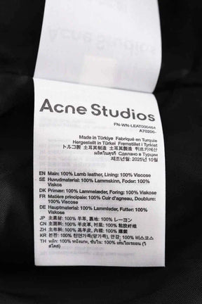 Veste Acne Studios Marron en Cuir