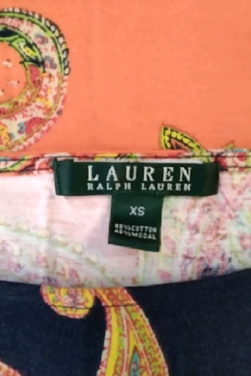 T-shirt Ralph Lauren  Orange