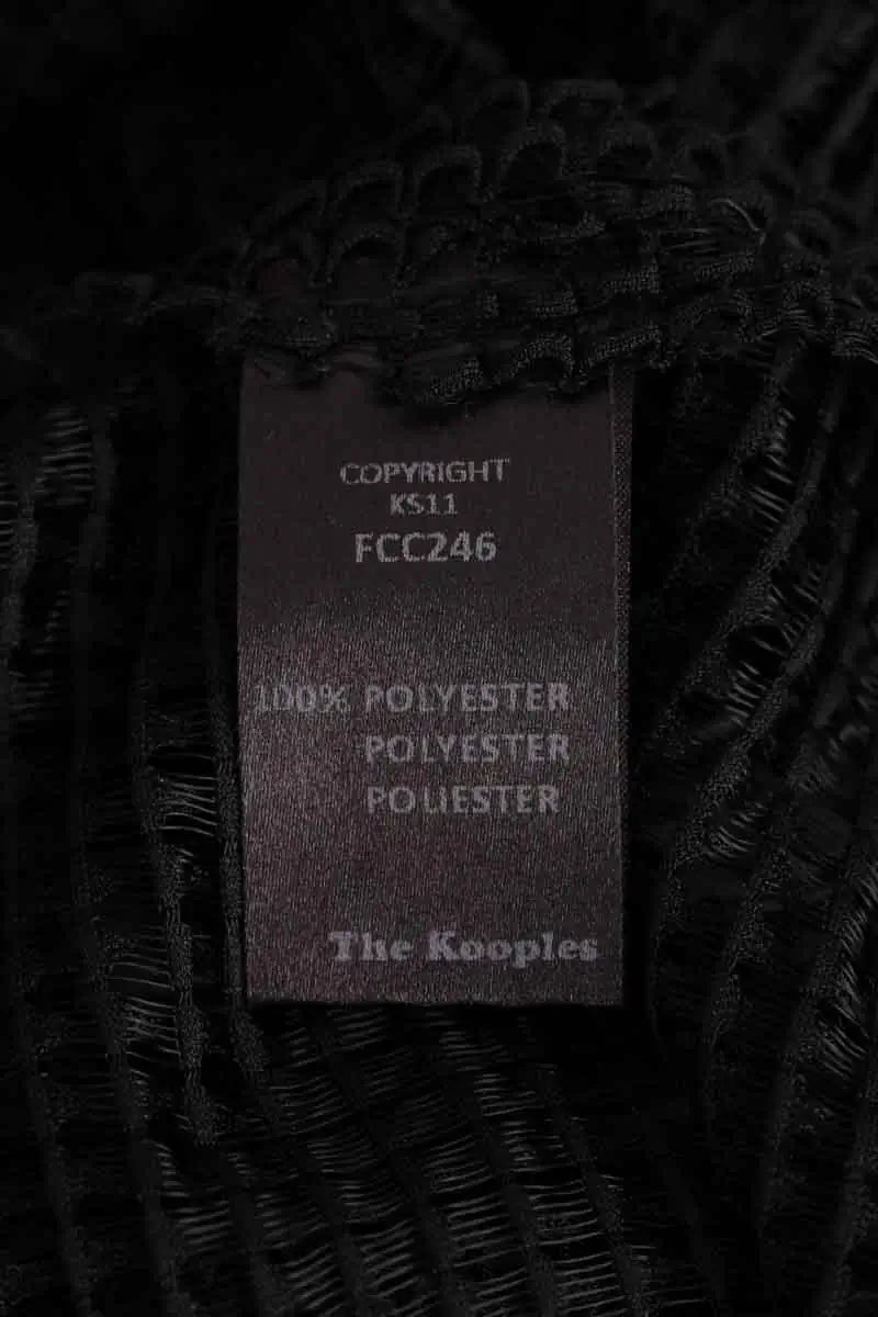 Top sans manche The Kooples Noir en Synthétique