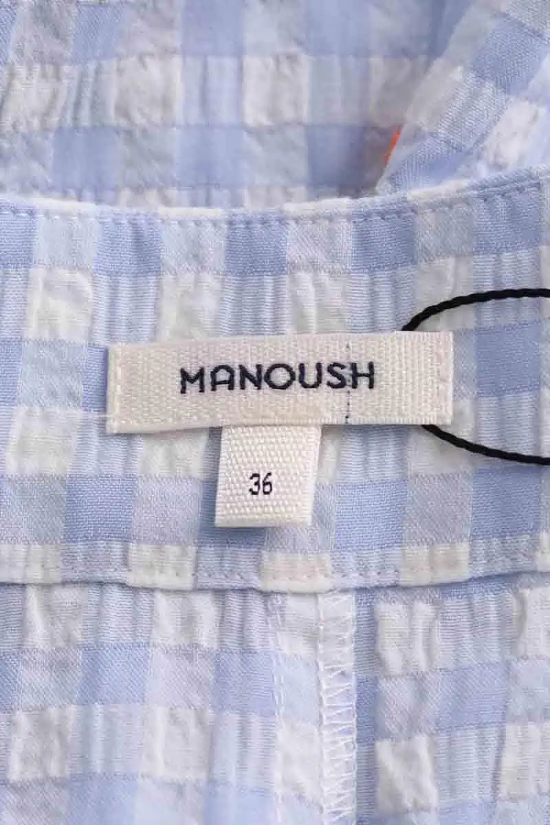 Mini short Manoush Bleu en Coton