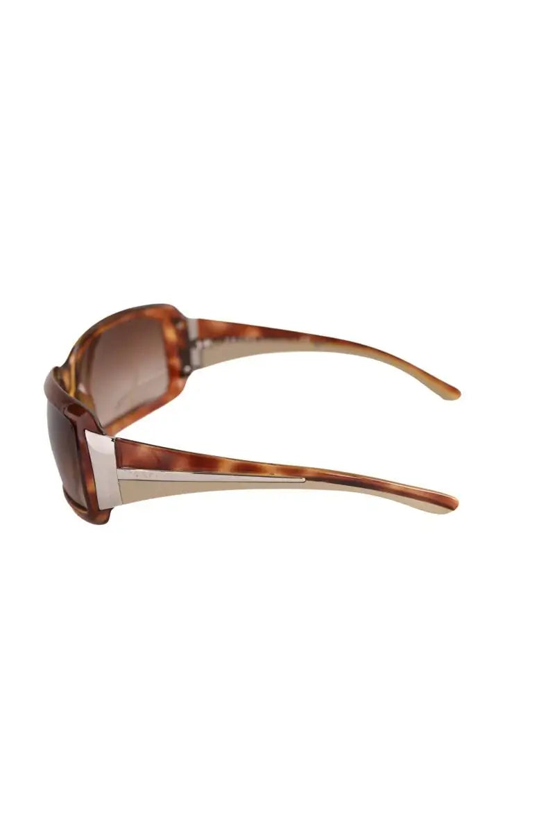 Lunettes de soleil Prada Marron en Plastique