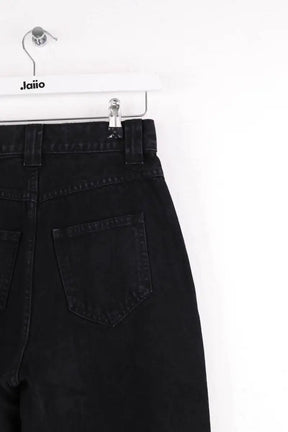 Jean large Khaite Hewitt Noir en Coton