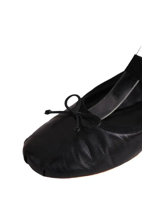 Ballerines Miu Miu Noir en Cuir