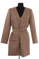Robe Tara Jarmon Camel en Coton, taille XL - Seconde Main