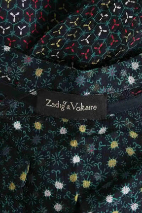 Robe Zadig & Voltaire Vert en Soie