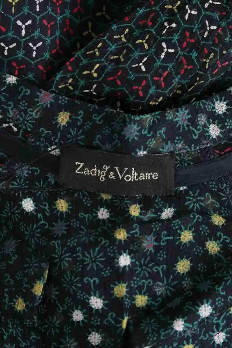 Robe Zadig & Voltaire Vert en Soie