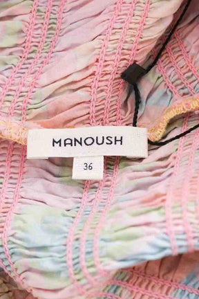 Robe Manoush Rose en Coton