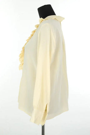 Blouse Sandro Jaune en Soie