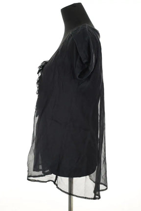 Top See By Chloé Noir en Coton