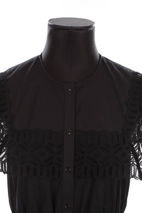 Mi-longueur Sandro  Noir