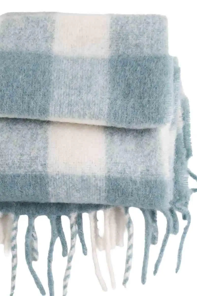 Écharpe Sézane Bleu en Laine