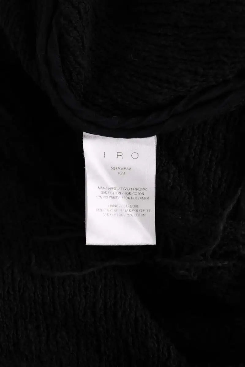 Veste Iro Noir en Coton