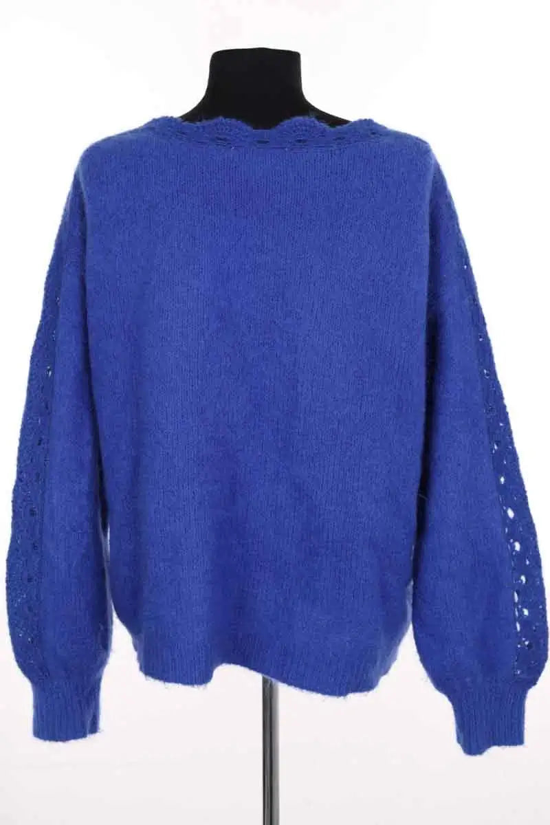 Pull Sézane Bleu en Laine