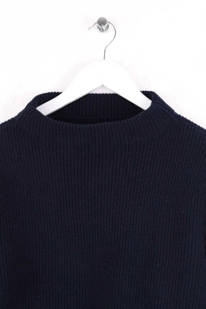 Pull col montant Natan Marine en Laine