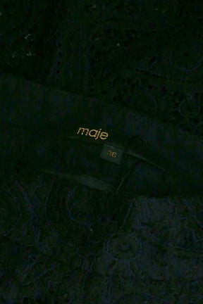 Jupe Maje Noir en Coton