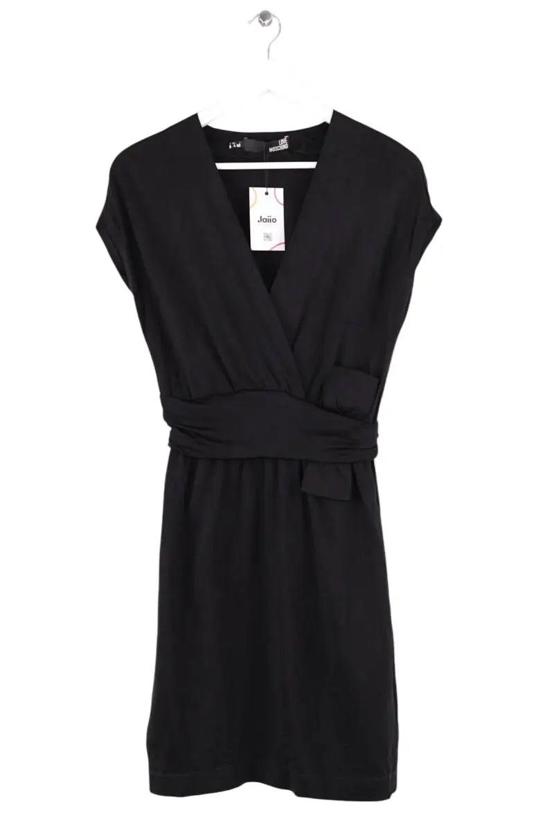 Robe Moschino Noir en Viscose, taille S - Seconde Main