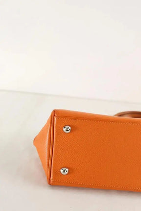 Sac à main Hermès Paris-Bombay Orange en Cuir