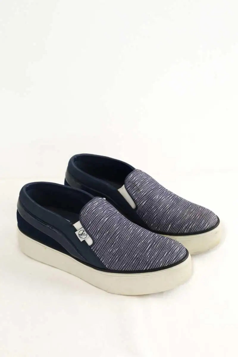 Baskets Louis Vuitton  Bleu