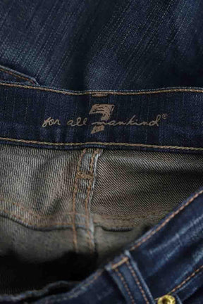 Slim 7 For All Mankind  Bleu