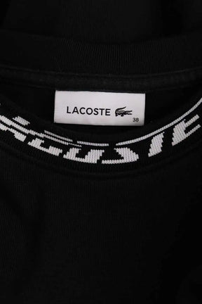 Robe Lacoste Noir en Coton