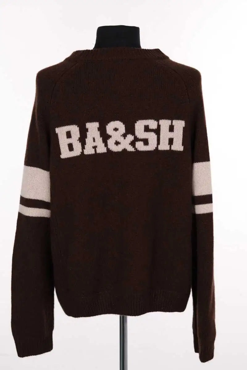 Pull Ba&Sh Marron en Cachemire
