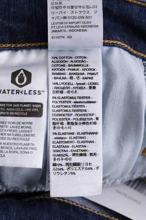 Jean slim Levi's Bleu en Coton