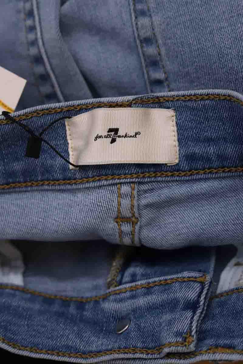 Droit 7 For All Mankind  Bleu