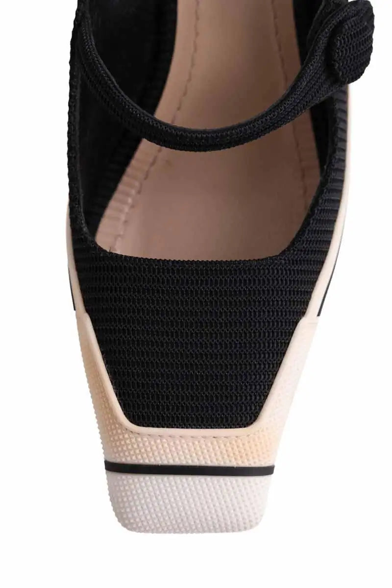 Talons Dior Noir en Tissu