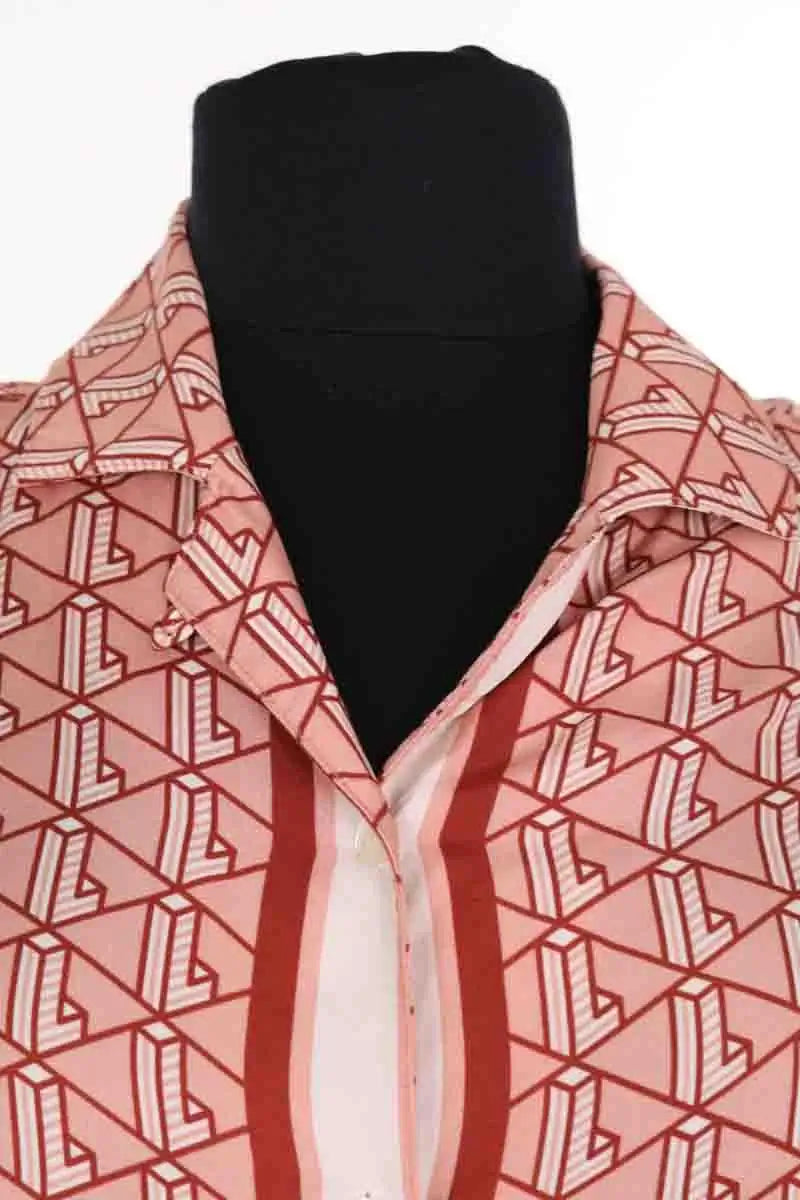 Chemise Lacoste Rouge en Viscose