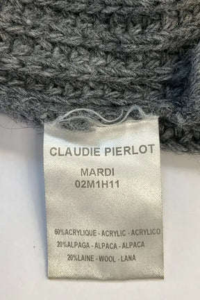 Pull Claudie Pierlot Anthracite en Laine