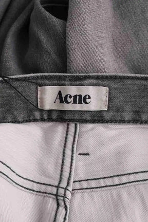 Jean droit Acne Studios Gris en Coton