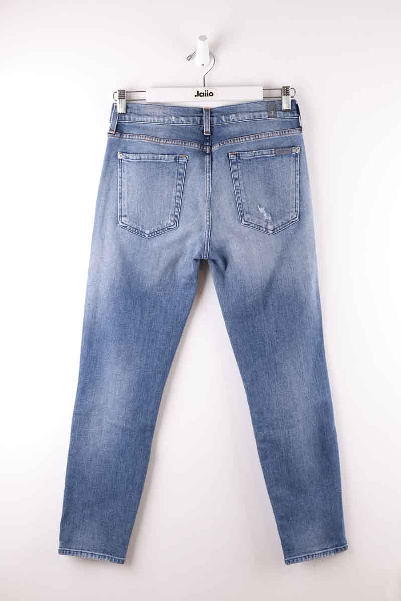 Droit 7 For All Mankind  Bleu