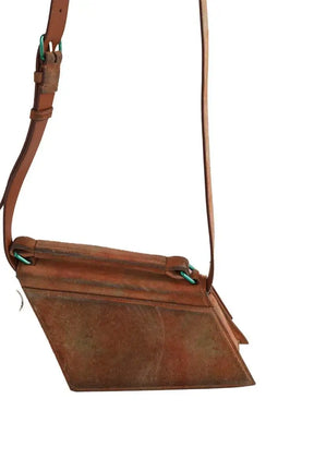Sac à bandoulière Acne Studios Distortion Marron en Daim