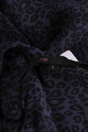 Blouse Maje Bleu en Soie