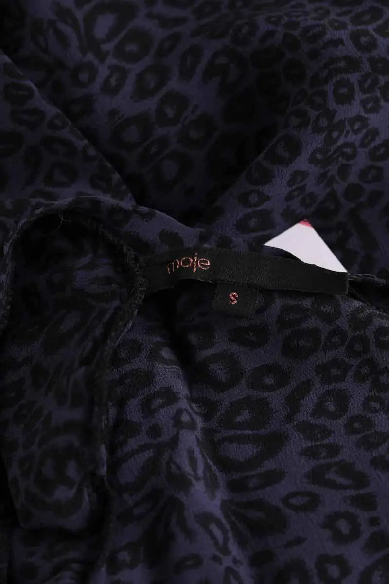 Blouse Maje Bleu en Soie