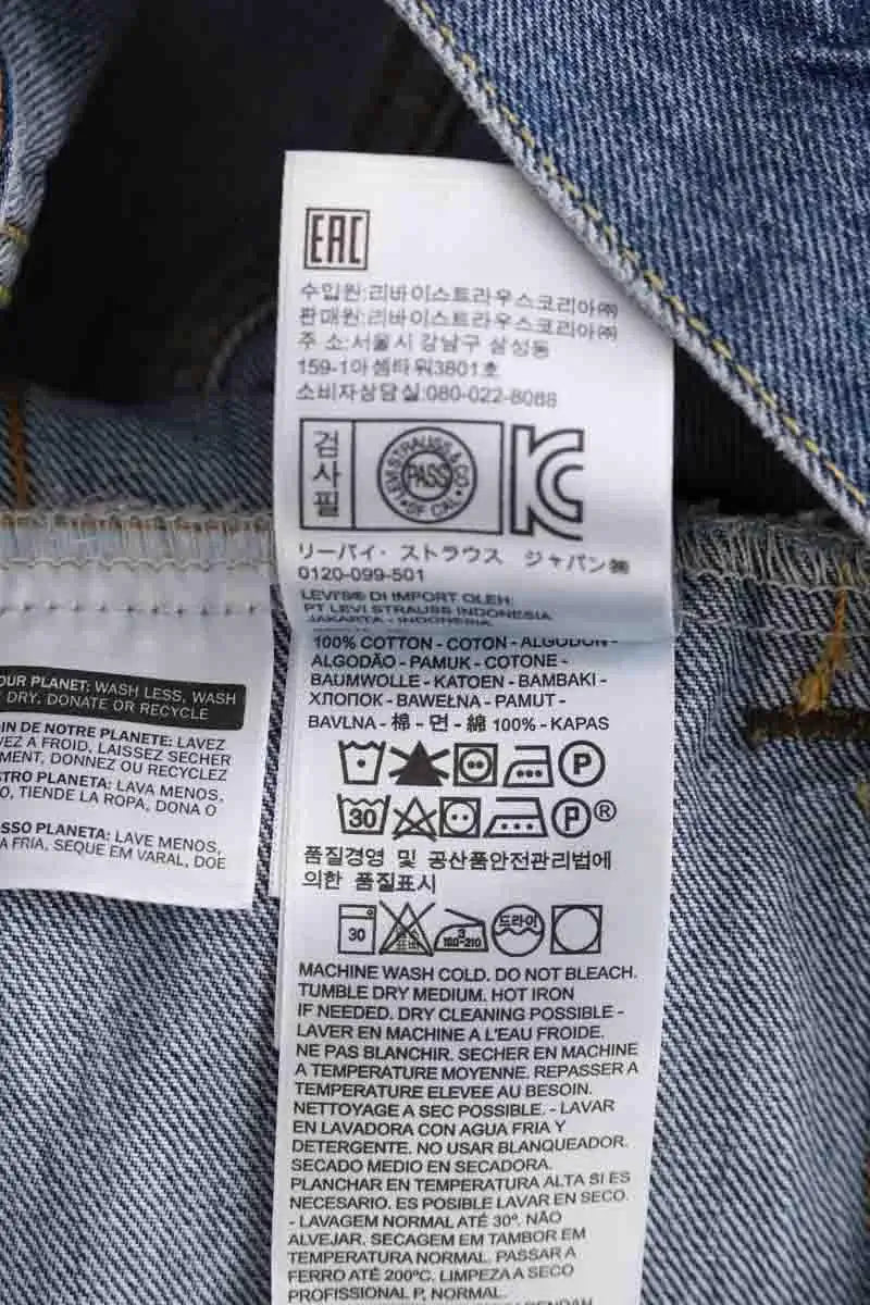 Veste Levi's Bleu en Coton
