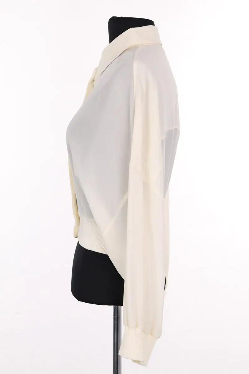 Blouse Pinko Beige en Soie